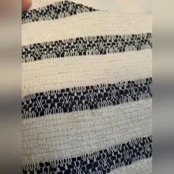 Sail to Sable(STS) Striped Tweed Fully Lined Shift Dress(10) - Picture 8 of 10